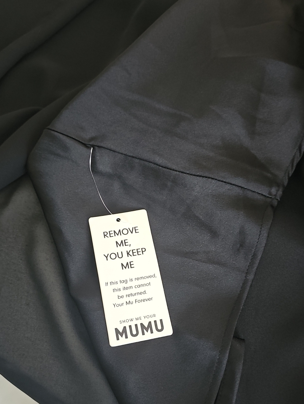 NWT Show Me Your MuMu Olsen Black Sheer Cape-Sleeve Mini Dress - Picture 9 of 11